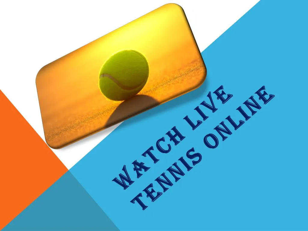 watch live tennis online