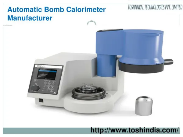 Automatic Bomb Calorimeter Manufacturer