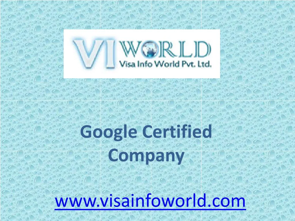google certified company