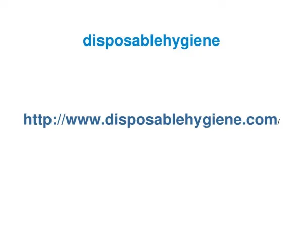 High Quality Wipe Products – Disposable Hygiene