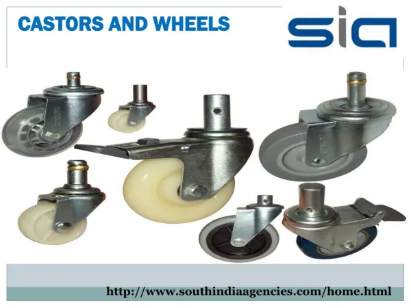 Castors and wheels