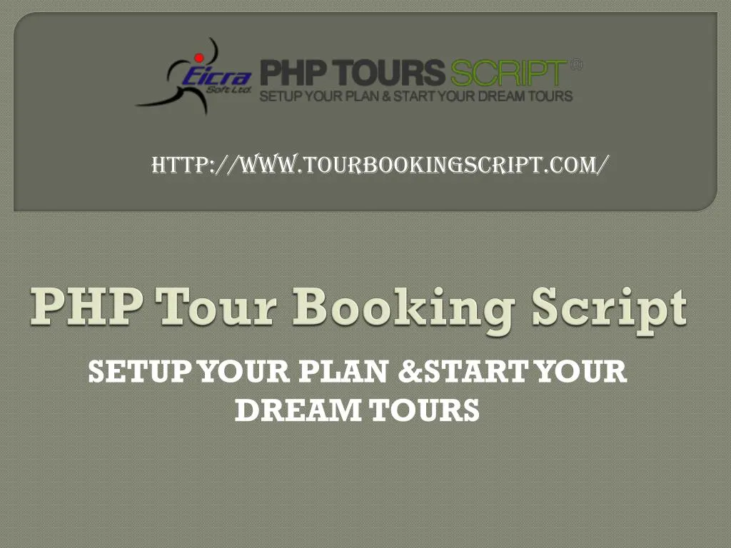php tour booking script