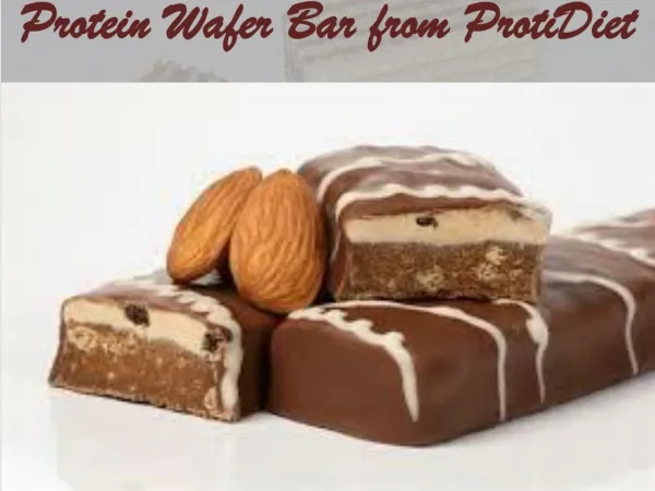 Protein Wafer Bar from ProtiDiet