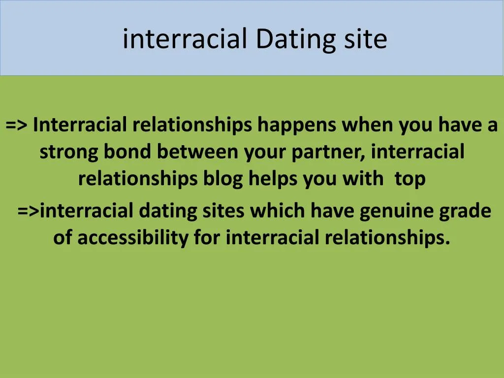 interracial dating site