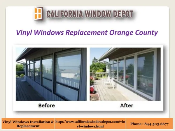 Vinyl Replacement Windows in Orange County