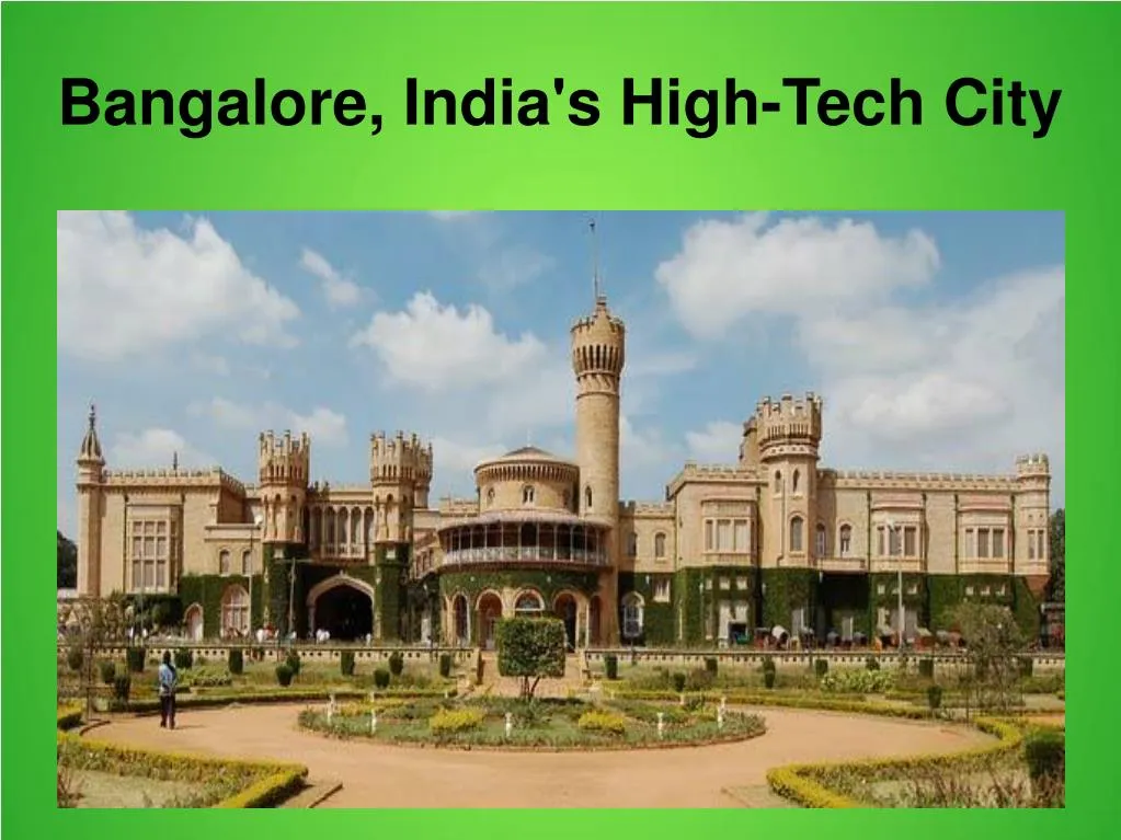 bangalore india s high tech city
