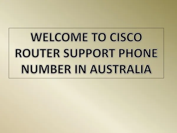 How to Configure a Cisco Vpn Routers in Australia