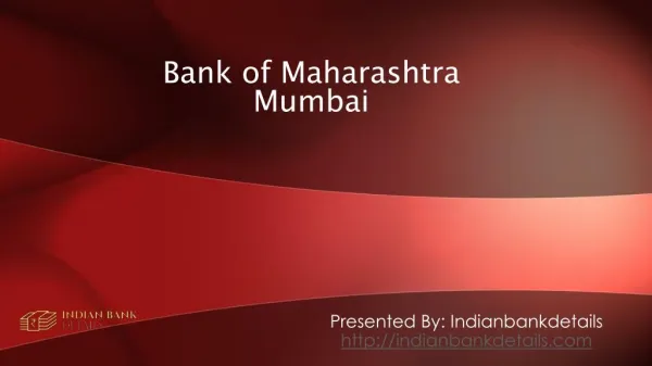 SWIFT code for Bank of Maharashtra in Mumbai.