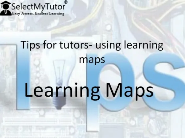 Tips for tutors using learning maps