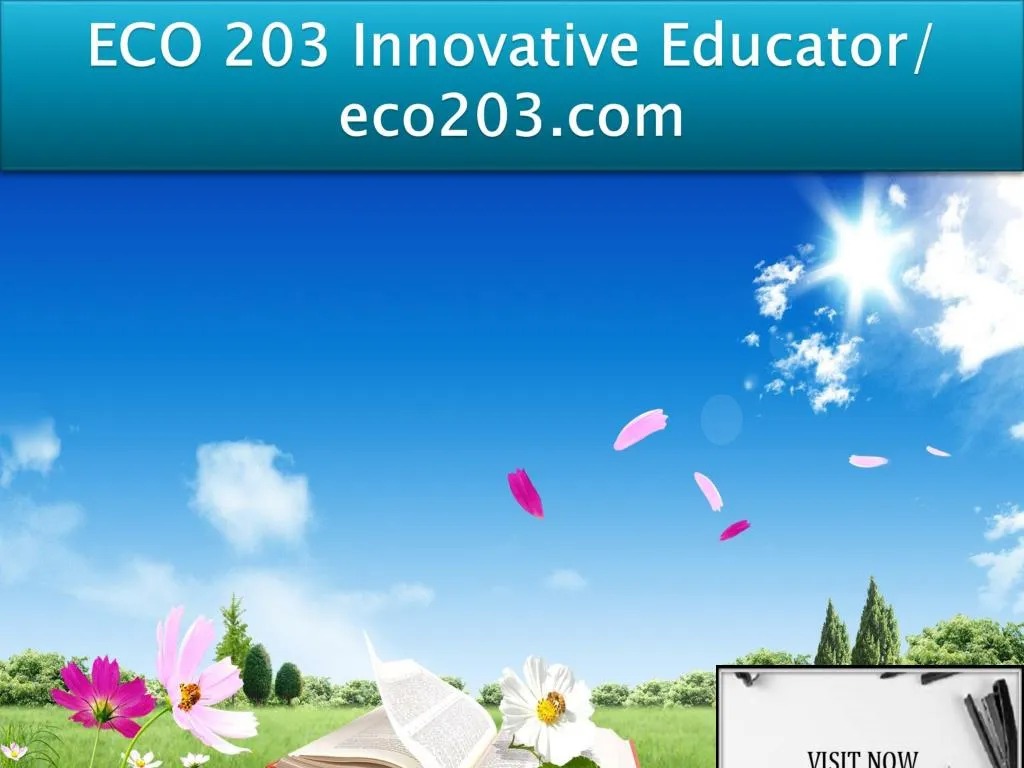 eco 203 innovative educator eco203 com