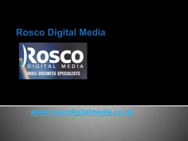 Affordable Small Business Website Design - Roscodigitalmedia.co.uk