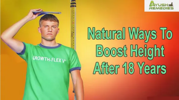 Natural Ways To Boost Height After 18 Years In A Safe Manner
