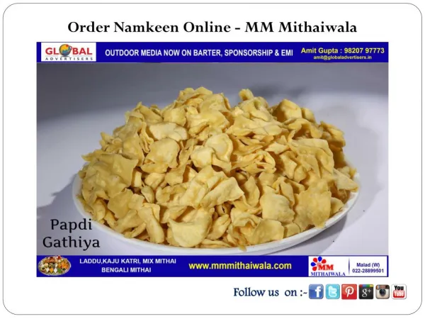 Order Namkeen Online - MM Mithaiwala