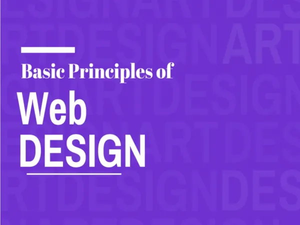 Important Principles of Web Design