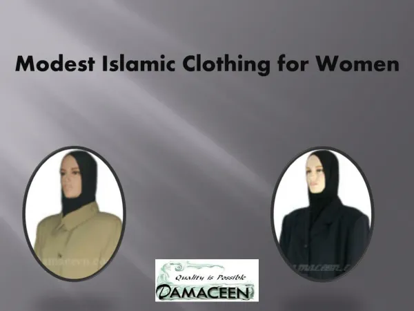 Modest Islamic Clothing for Women