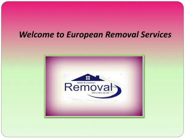 Removals to Spain | European Removals Services