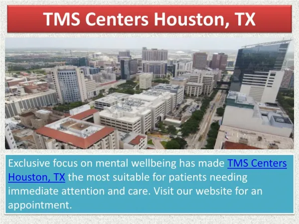TMS Centers Houston, Tx