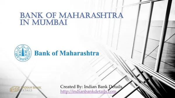 MICR code for Bank Of Maharashtra In Mumbai.