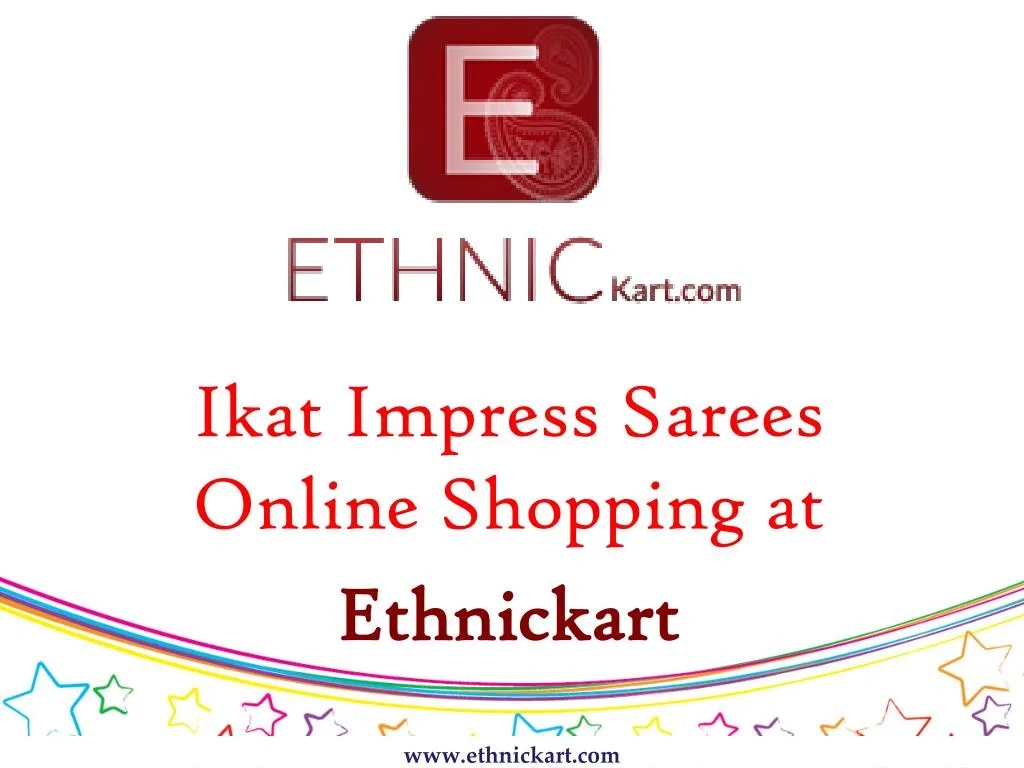 ikat impress sarees online shopping at ethnickart