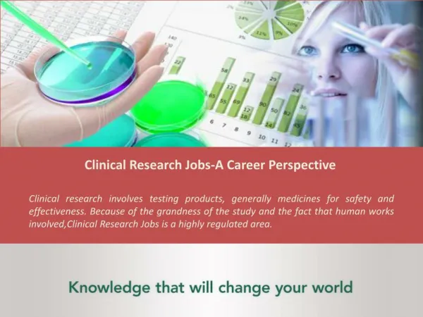 Clinical Research Jobs, Jobs In Pharmacovigilance