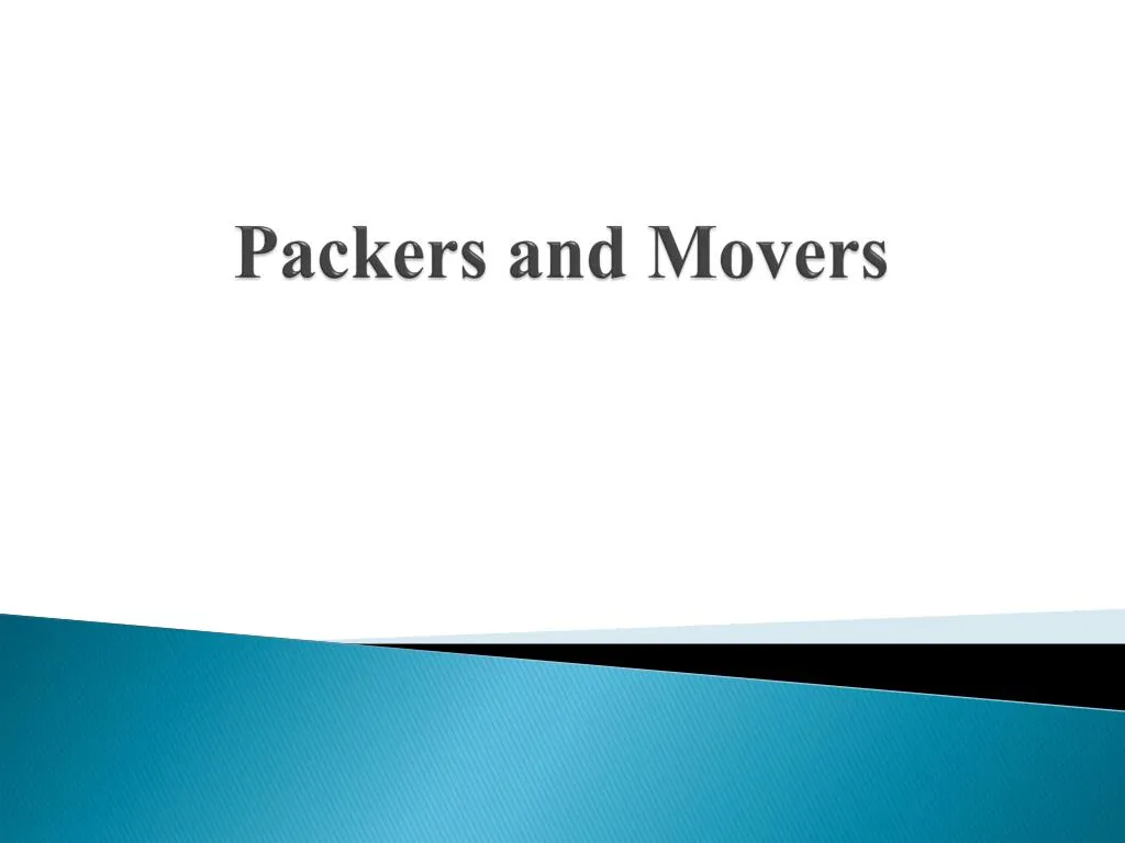 packers and movers