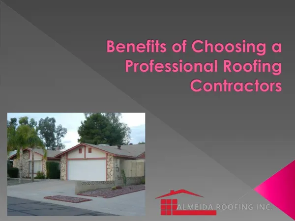 Benefits of Choosing a Professional Roofing Contractors