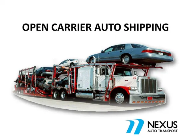 OPEN CARRIER AUTO SHIPPING