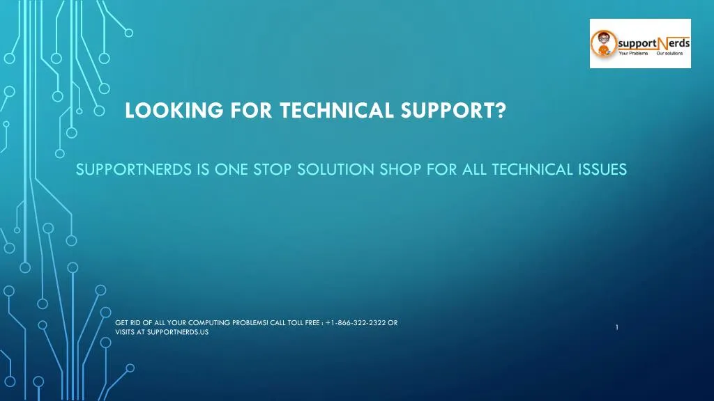 looking for technical support