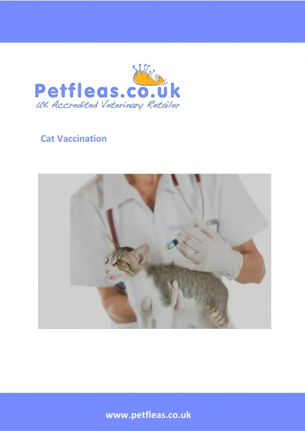 Cats and Vaccinations