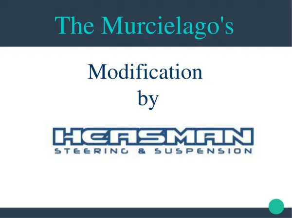 Lamborghini Murcielago Modification by Heasman