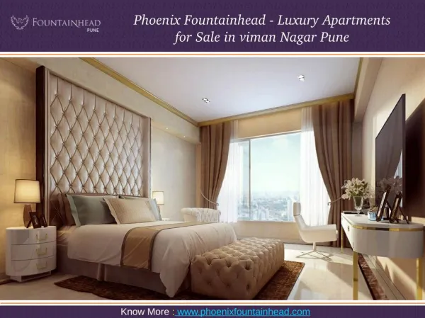 Phoenix Fountainhead - Luxury Apartments for Sale in viman Nagar Pune