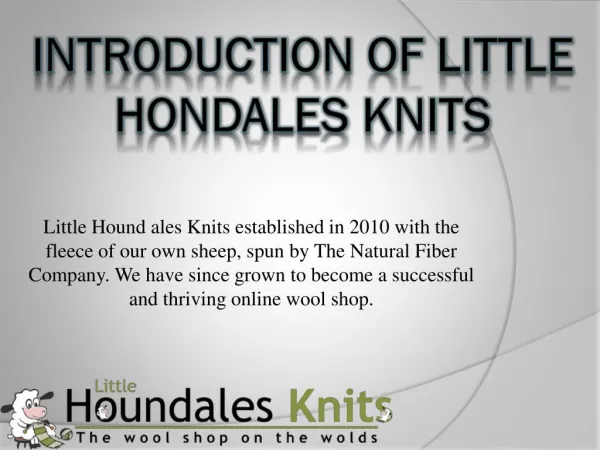Intr0duction Of Little Hondales Knits