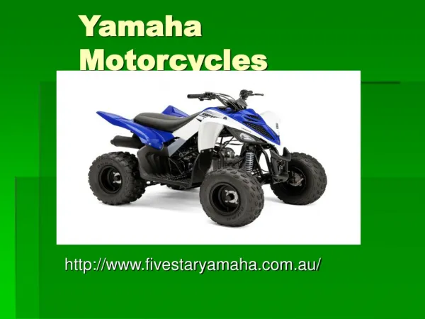 Yamaha Motorcycles Perth