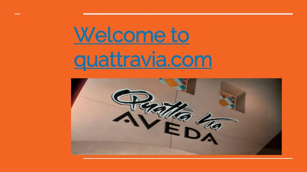 welcome to quattravia com