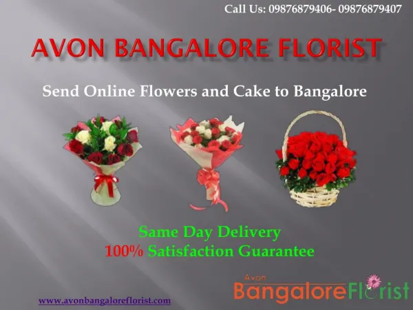 Avon Bangalore Florist: Your Florist in Bangalore for online flowers delivery