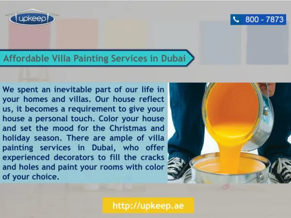 Best Villa Painting Services in Dubai