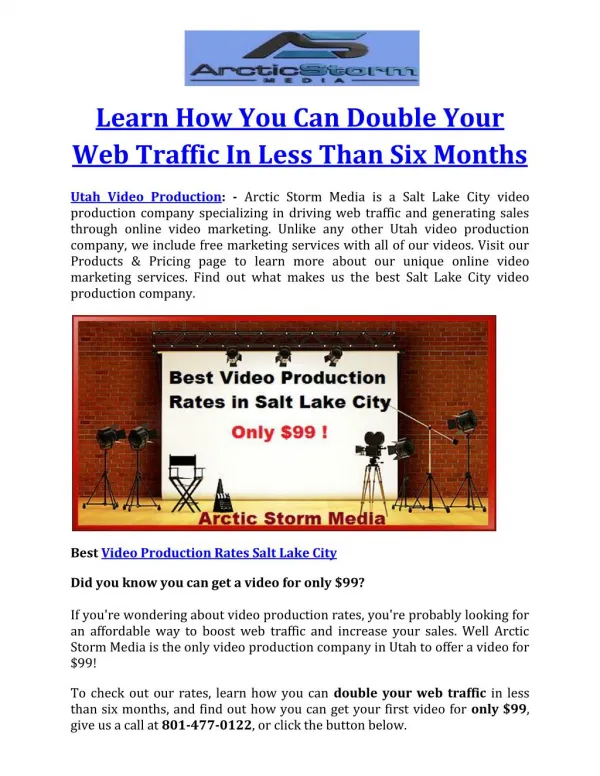 Learn How You Can Double Your Web Traffic In Less Than Six Months