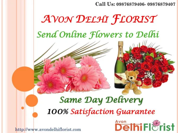 Avon Delhi Florist: Your Florist in Delhi for online flowers delivery