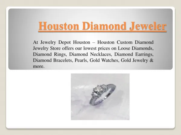 Beautiful And Attractive Wedding Rings In Houston