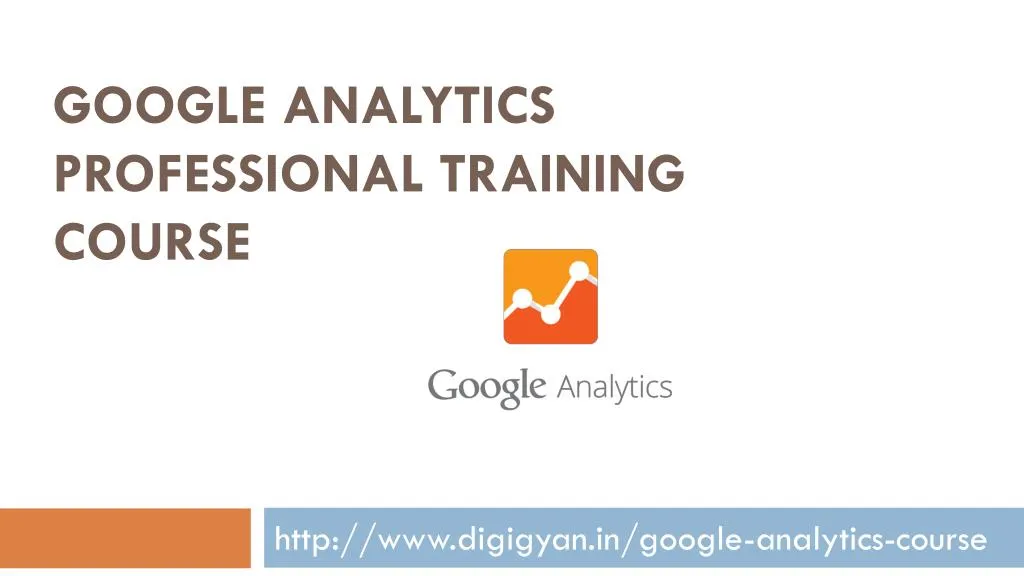 google analytics professional training course