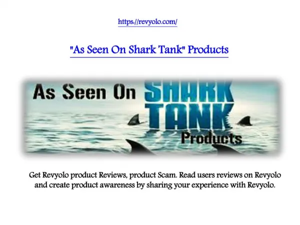 Products As Seen On Shark Tank