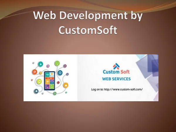 Website Development by CustomSoft