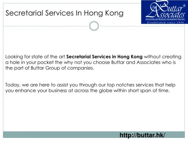 Secretarial Services in Hong Kong