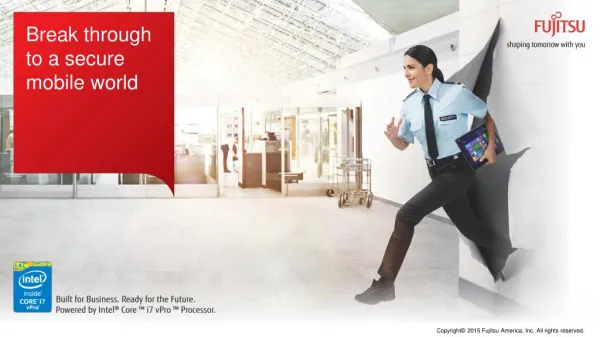 Fujitsu Mobility Solutions for Public Safety Agencies