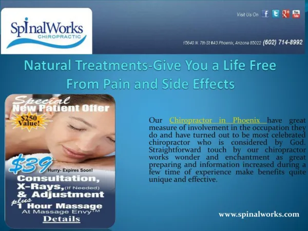 Natural Treatments-Give You a Life Free From Pain and Side Effects