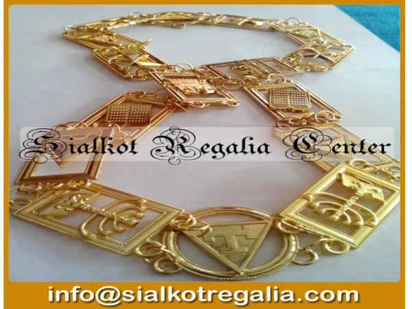 Royal Arch dress chain collar