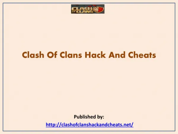 Clash Of Clans Hack And Cheats