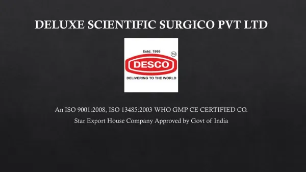 Laboratory Containers Manufacturers in India | DESCO
