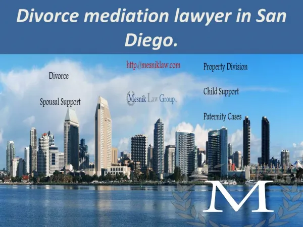 mediation lawyer in San Diego