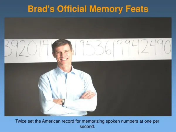 Memory Improvement Expert - BradZupp